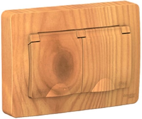 Розетка с заземлением Systeme Electric Blanca 1-м. 2-мод. крышка шторки IP44 ясень фото Розетка с заземлением Systeme Electric Blanca 1-м. 2-мод. крышка шторки IP44 ясень картинка